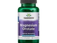 Orotat de Magneziu - Magnesium Orotate 654 mg 60 Capsule, Swanson